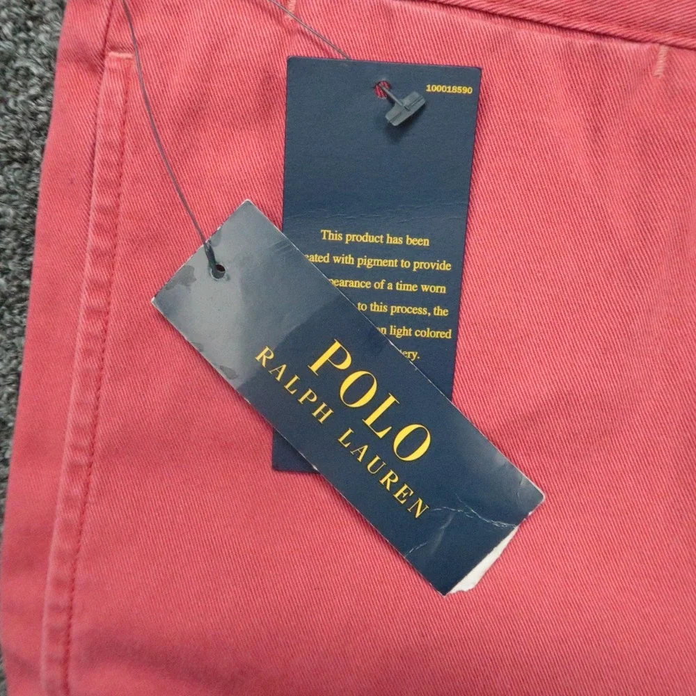 Polo‎ Ralph Lauren Pants Men 32x30 Red Bedford Chino Classic Cotton Twill NWT